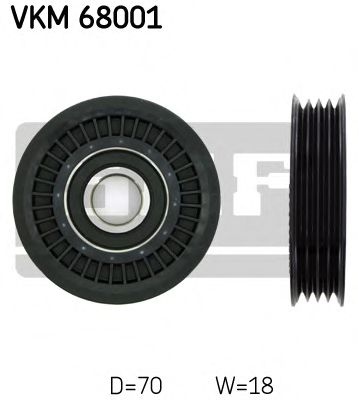 VKM 68001 SKF Ролик модуля натягувача ременя1